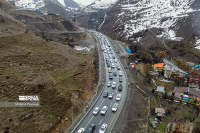 اجرای محدودیت مقطعی در آزادراه تهران - شمال