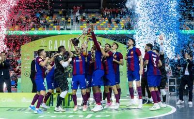 قهرمانی بارسلونا در کوپادِاسپانیا در فینال جنجالی و دراماتیک‌