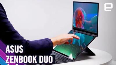 طراحی صفحه کلید جداشدنی در ASUS ZenBook Duo 2024