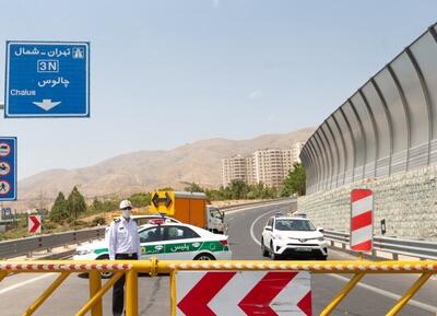 جنوب به شمال جاده چالوس و آزادراه تهران-شمال از ساعت ۱۵ یکطرفه می شود