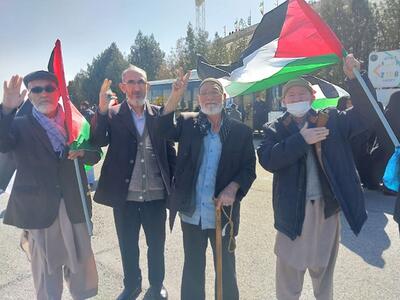 ماحرای حضور افغانستانی‌های مقیم تهران با پرچم فلسطین چه بود؟