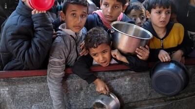 سازمان‌ملل: ۷۰% ساکنان شمال غزه با فاجعه گرسنگی مواجه هستند