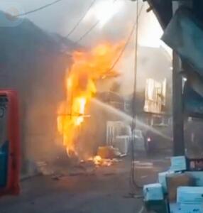 آتش در بازارچه صیقلان رشت مهار شد
