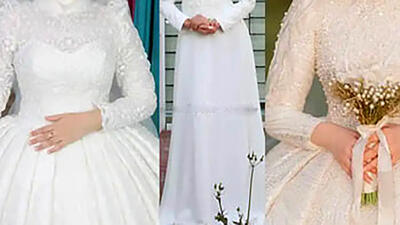 لباس عروس پوشیده در مدل های متنوع + عکس