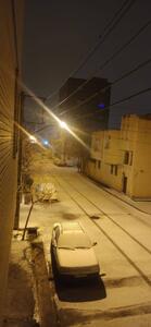 بارش برف بهاری، تبریز را سفیدپوش کرد