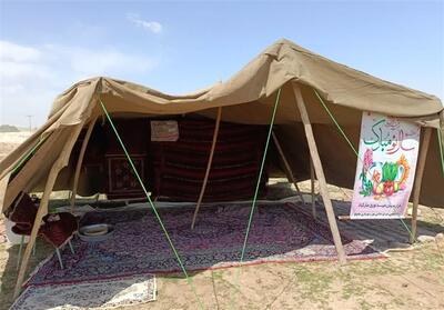 استقبال از مسافران نوروزی در سیاه چادرهای عشایر درگز - تسنیم
