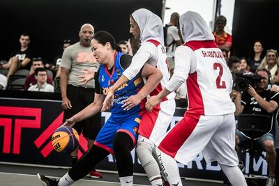 ۲ برد دختران بسکتبالیست ایران در کاپ آسیا