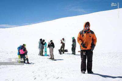 عکس/ حال و هوای این روزهای پیست اسکی دربندسر