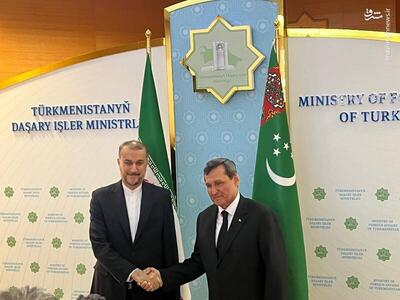 عکس/ دیدار امیر عبداللهیان و وزیر امور خارجه ترکمنستان