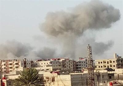 حمله اسرائیل به حومه دمشق پایتخت سوریه - تسنیم