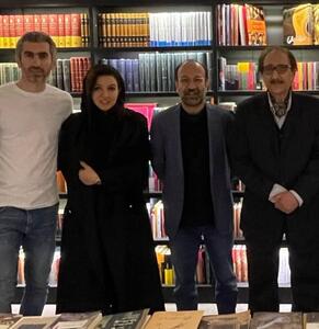 حضور اصغر فرهادی در کتابفروشی مجتبی جباری | پایگاه خبری تحلیلی انصاف نیوز