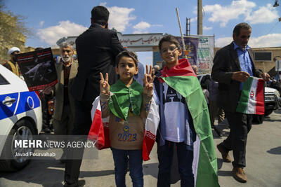تصاویر: راهپیمایی جمعه‌های خشم در شیراز