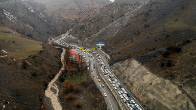مسافران بخوانند / ترافیک سنگین در جاده های چالوس و هراز
