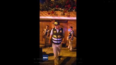 ویدیویی از حمله شبانه پلیس به خانه رئیس جمهور