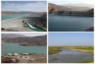 حجم آب سدهای آذربایجان‌غربی از ۱.۶ میلیارد مترمکعب گذشت