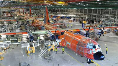(ویدئو) فرآیند ساخت هواپیمای سی-۱۳۰ هرکولس در کارخانه میلیارد دلاری لاکهید