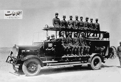 عکسی عجیب و کمتر دیده شده از ماشین آتش‌نشانی ۹۰ سال پیش!