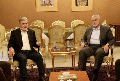 دیدار دیشب رهبران حماس و جهاد اسلامی فلسطین در تهران