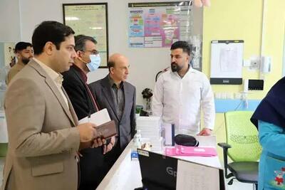 بازرس کل بهداشت و درمان سازمان بازرسی از بیمارستان کودکان حکیم بازدید کرد