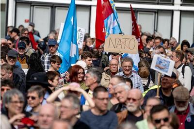 هزاران نفر در برلین در حمایت از مذاکرات صلح اوکراین به خیابان‌ها آمدند
