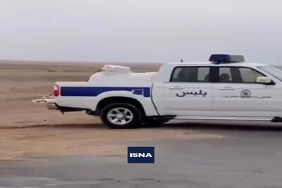 کار جالب پلیس راه یزد برای جلوگیری از سرعت غیرمجاز رانندگان + فیلم
