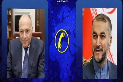 گفتگوی تلفنی امیرعبداللهیان و وزیر خارجه مصر