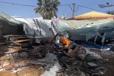جنایت هولناک جدید رژیم صهیونیستی/بمباران چادر آوارگان در دیرالبلح/۴ شهید و ۱۷ زخمی