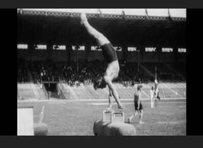 ویدیو/ وضعیت عجیب ژیمناستیک در المپیک ۱۹۲۴ پاریس