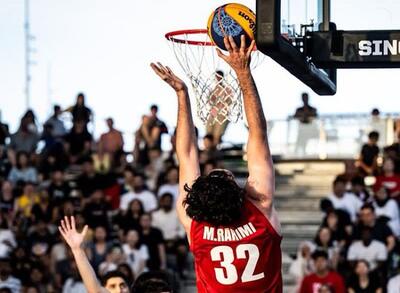 نایب قهرمانی بسکتبال سه نفره ایران در آسیا