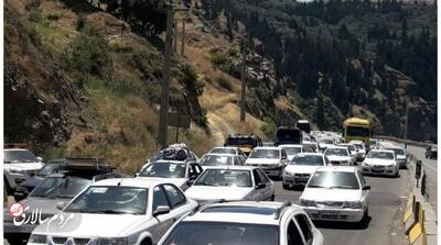 ترافیک در این بزرگراه کشور به ۱۴ کیلومتر رسید - مردم سالاری آنلاین