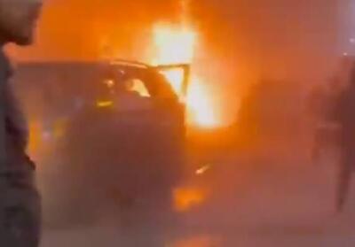 فیلم/ انفجار مرگبار خودرو بمب‌گذاری‌شده در حلب