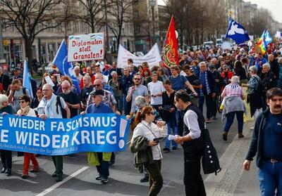 تظاهرات سراسری ضد جنگ در آلمان - تسنیم