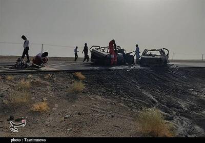 18 کشته و زخمی در تصادف‌ زنجیره‌ای جنوب استان کرمان - تسنیم