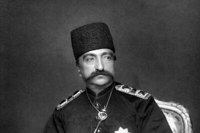 عکس| ناصرالدین شاه قاجار، ۱۸۶۰ میلادی