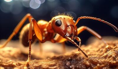 روش منحصر به فرد این مورچه برای فلج کردن و بلعیدن طعمه اش (فیلم)