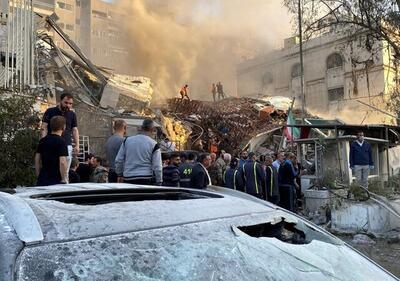 شهادت ۵ تا ۷ نفر در حمله رژیم صهیونیستی به کنسولگری ایران در دمشق - عصر خبر