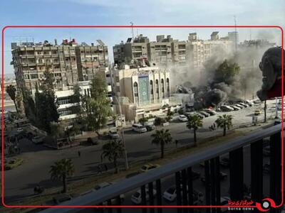 اولین تصاویر از حمله به اقامتگاه سفیر ایران در سوریه