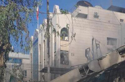 فوری: حمله اسرائیل به نزدیکی سفارت ایران در دمشق +عکس و ویدیو