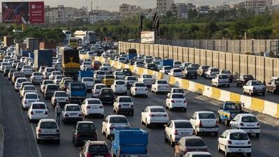 وضعیت جاده‌ها امروز 13 فروردین 1403؛ ترافیک سنگین در برخی از محورهای منتهی به استان تهران