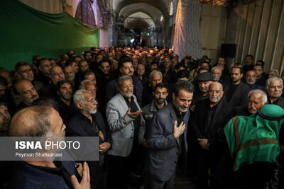 سوگواری سالروز شهادت امام علی(ع) در بازار بزرگ اصفهان