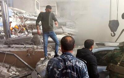 حمله اسرائیل به ساختمان مجاور سفارت ایران در دمشق؛ انفجار شدید نزدیک سفارت ایران در سوریه/ فیلم و تصاویر