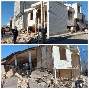 انفجار و تخریب کامل منزل مسکونی در قیدار