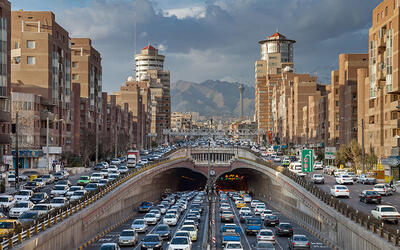 وضعیت ترافیکی معابر تهران 14 فروردین 1403
