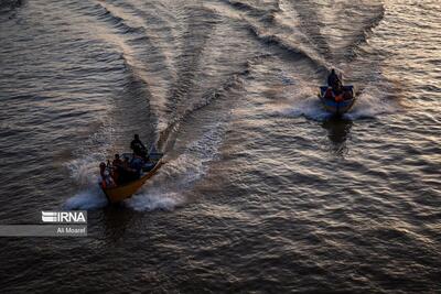 (تصاویر) قایق سواری در کارون