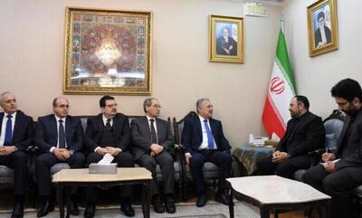 نخست‌وزیر سوریه در سفارت ایران در دمشق حضور یافت + عکس