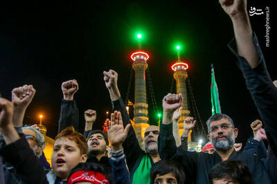 عکس/ تجمع اعتراضی قمی‌ها در پی حمله اسرائیل به کنسولگری ایران