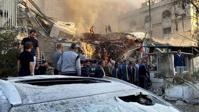 تجمعات مردمی در محکومیت حمله رژیم صهیونیستی به کنسولگری ایران در دمشق+فیلم