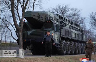 ویدئو| پیاده‌روی رهبر کره شمالی کنار موشک جدید مافوق صوت!