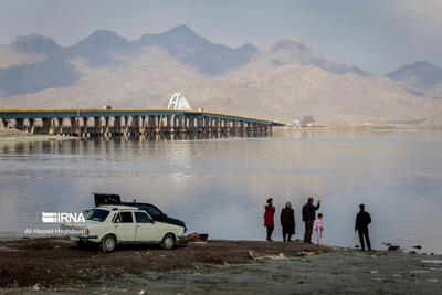 حجم آب دریاچه ارومیه افزایش یافت