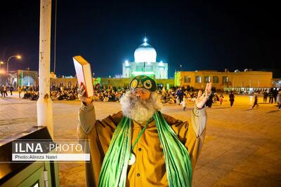 احیای شب بیست و سوم رمضان در امام‌زاده حسین (ع) قزوین